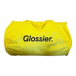 Glossier Yellow Duffel Gym Bag, Never Used - Like New!